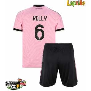 Juventus Lloyd Kelly #6 Vieraspaita Lapsille 2026-27 Lyhythihainen (+ shortsit)